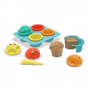 Melissa and Doug - Пясъчен комплект за кексчета 